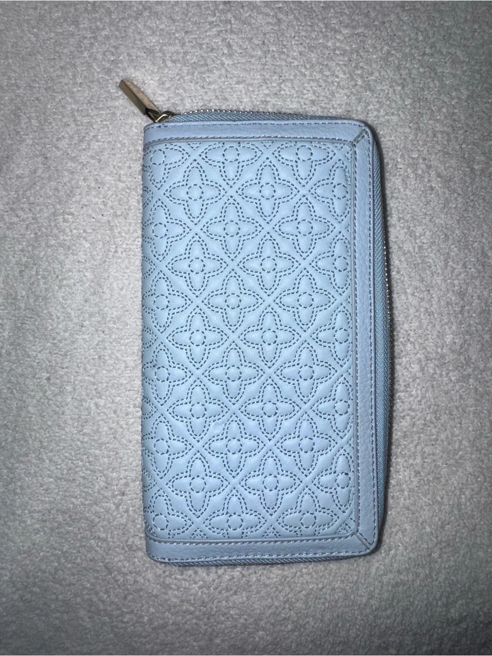 Tory Burch Zip Wallet with Gold Logo
